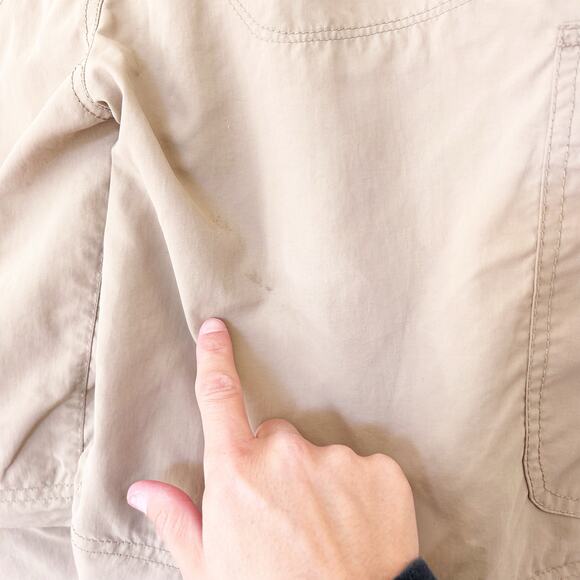 Eddie Bauer Tan Zip Off Hiking Pants Sz L - Picture 5 of 6